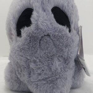Six Flags Light Gray Tombstone Ghost Halloween 6.5" Exclusive Plush Stuffie